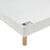 Sommier tapissier à lattes recouvertes 14 cm Bultex® (blanc)