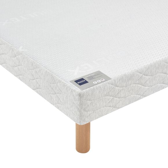 Sommier tapissier à lattes recouvertes 14 cm Bultex® (blanc)