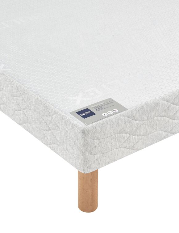 Sommier tapissier à lattes recouvertes 14 cm Bultex® (blanc)