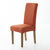 Housse chaise unie bi-extensible (terracotta)
