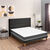 Matelas mousse Nano Bultex® confort ferme H19 cm (écru)