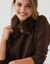 Col duveteux amovible (marron)