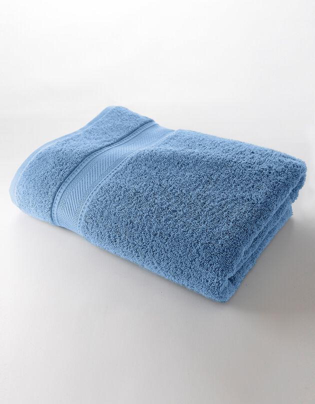 Éponge unie 540g/m2 confort luxe  (bleu jean)