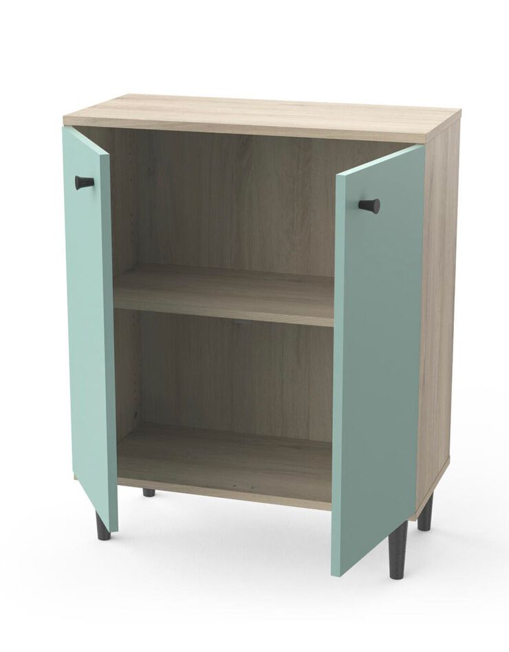 Buffet HAMFIELD 2 portes – 2 coloris (vert de gris)