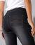 Jean bootcut ultra stretch, maille effet jean, grande stature (black)