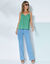 Caraco uni, polyester recyclé(**) (vert)