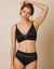 Soutien-gorge forme triangle bonnets moulés Paia- sans armatures (noir)