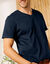 Tee-shirt col V manches courtes - lot de 3 (turquoise + bordeaux + marine)
