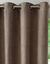 Rideau occultant et isolant finition oeillets (taupe)