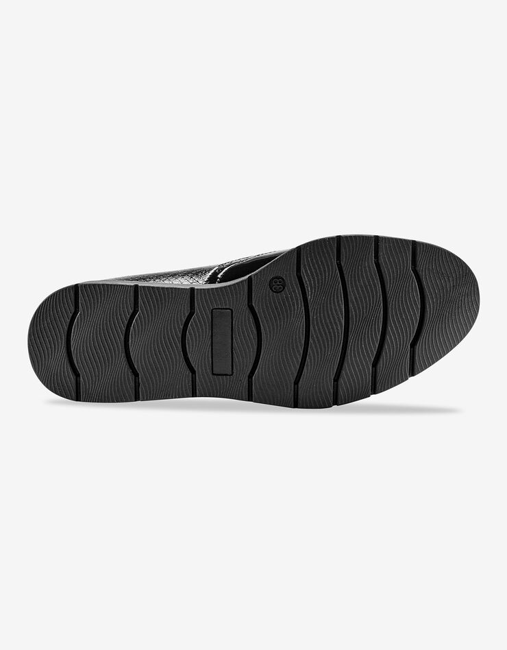 Slippers compensées à franges et pompons (noir) Slippers compensées à franges et pompons (noir)