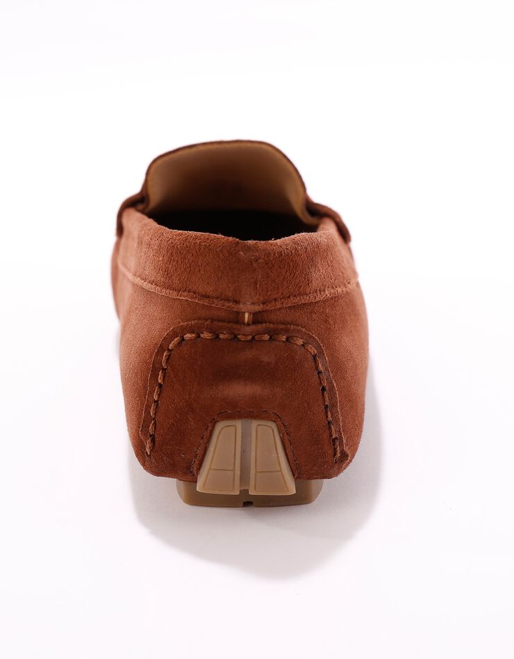 Mocassins en croûte de cuir - marron (marron)