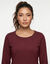 Tee-shirt manches longues - lot de 2 (bordeaux)