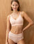 Soutien-gorge moul&eacute; invisible dentelle  microfibre - sans armatures (poudre)