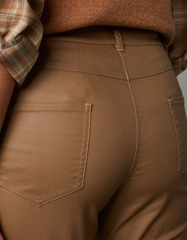 Pantalon enduit fuselé (caramel) Pantalon enduit fuselé (caramel)