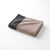 Éponge bouclette 420g/m² liteau imprimé ginkgo  (chocolat)