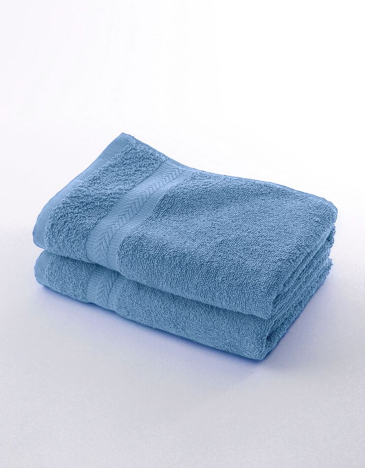 Eponge unie 420 g/m2 confort moelleux (bleu jean) Eponge unie 420 g/m2 confort moelleux (bleu jean)