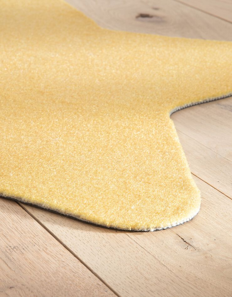 Tapis forme étoile antidérapant (jaune) Tapis forme étoile antidérapant (jaune)