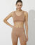 Short de sport "remontes fesses" en microfibre (marron glacé)
