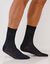 Mi-chaussettes fil d'Ecosse effet massant - lot de 2 paires (noir)