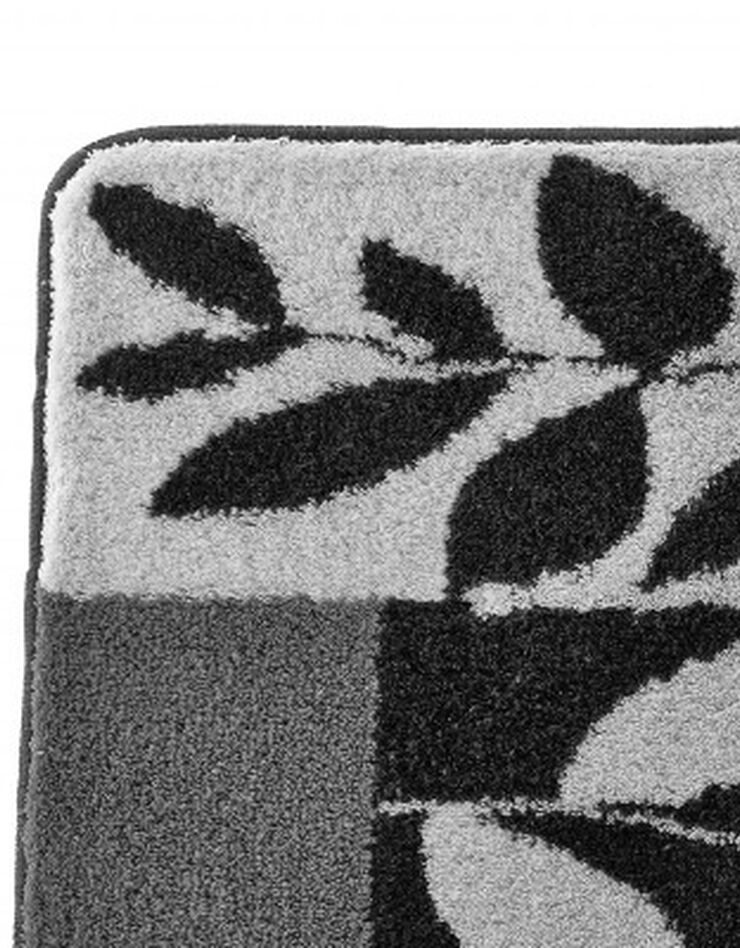 Tapis de bain motif provençal (gris) Tapis de bain motif provençal (gris)
