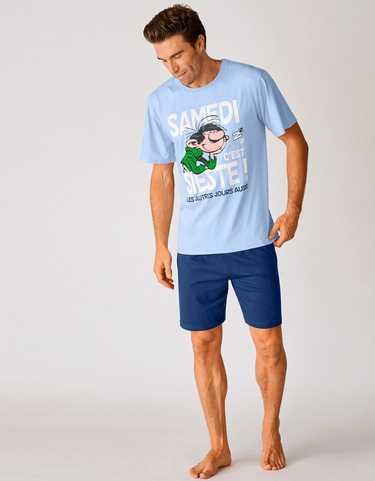 Pyjashort Gaston Lagaffe® (bleu jean / marine) Pyjashort Gaston Lagaffe® (bleu jean / marine)