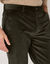 Pantalon chino velours fines c&ocirc;tes  (vert gris&eacute;)