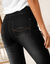 Jegging fuselé ultra stretch, maille effet jean (black)