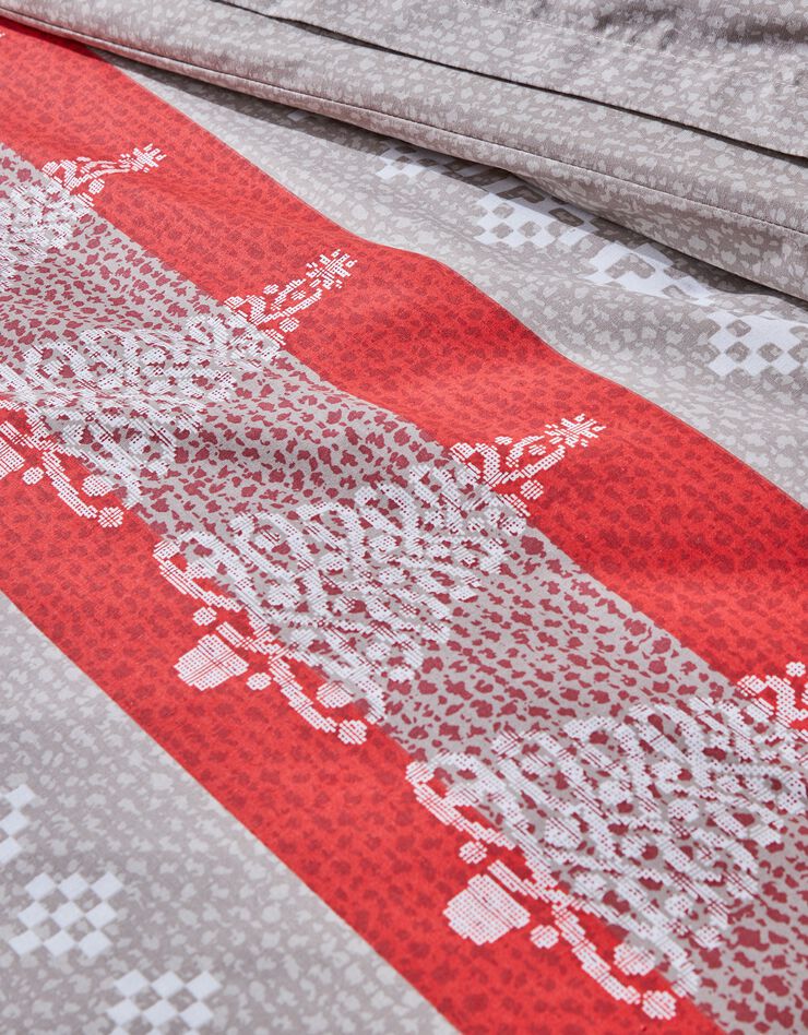 Linge de lit Cerfy en coton (sable)