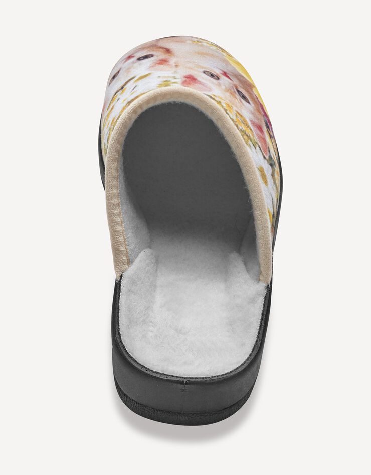 Mules impression photo "chaton" (beige) Mules impression photo "chaton" (beige)