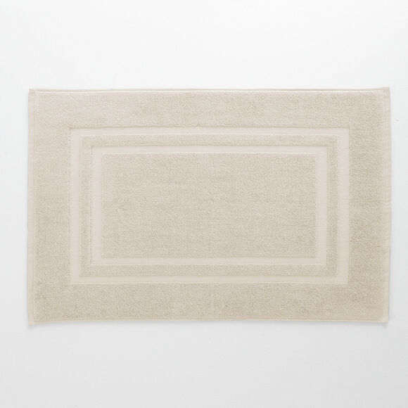 Tapis de bain &eacute;ponge double liteau - &eacute;ponge 900 g/m&sup2; (sable)
