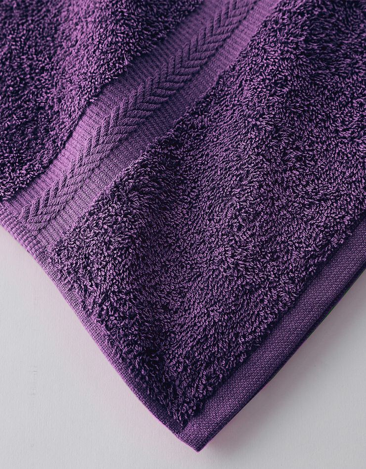 Eponge unie 420 g/m2 confort moelleux (aubergine)
