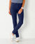 Pantalon fusel&eacute; couleur (marine)
