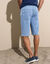 Bermuda denim léger élastiqué (bleached)