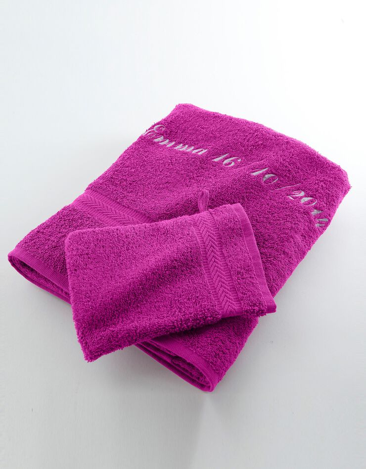 Serviette éponge personnalisable confort moelleux (bruyère) Serviette éponge personnalisable confort moelleux (bruyère)