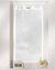 Vitrage droit voile uni finition pattes (blanc)