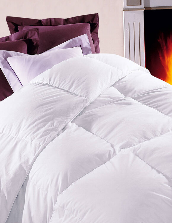 Couette duvet oie blanche prestige chambre fra&icirc;che (blanc)