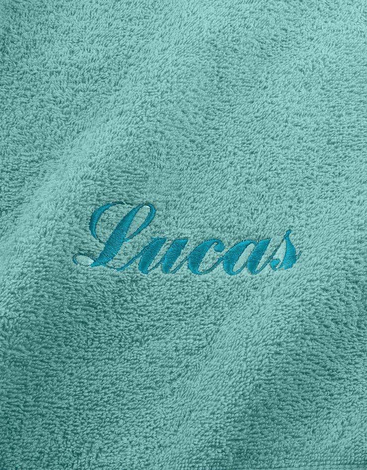 Serviette éponge personnalisable confort moelleux (vert d'eau)