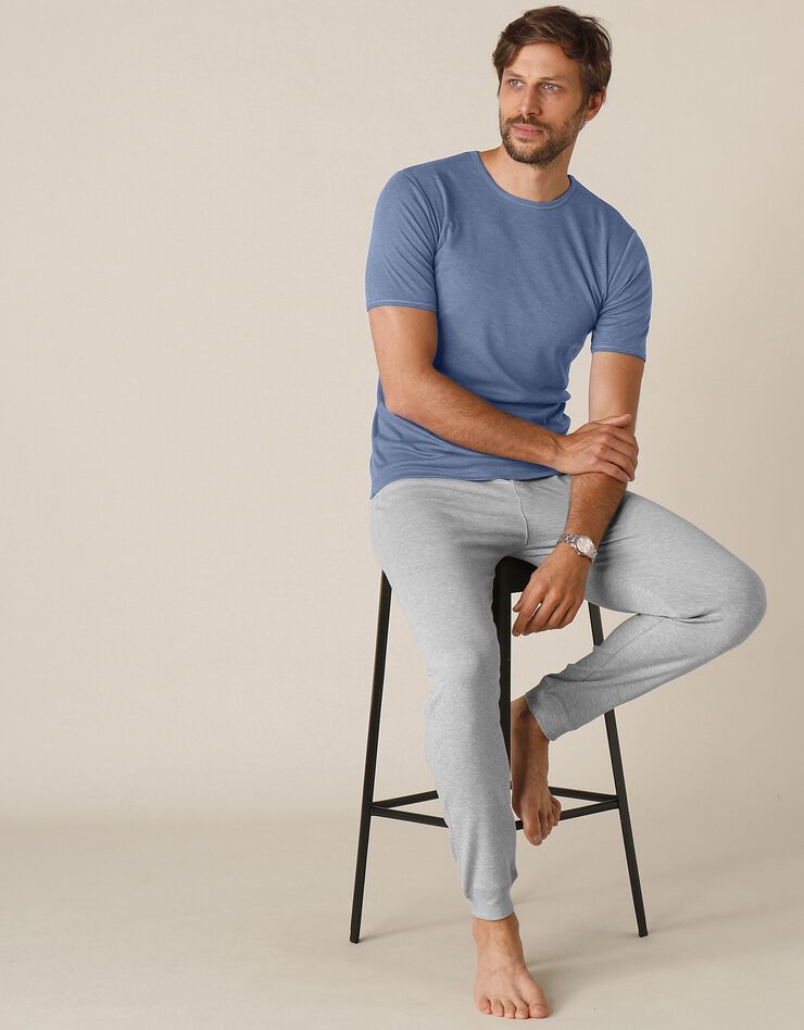Caleçon long Thermoperle® polyester - lot de 2 (gris chiné) Caleçon long Thermoperle® polyester - lot de 2 (gris chiné)