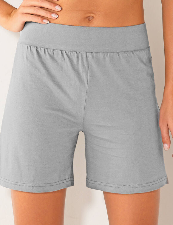 Short coton biologique (gris)