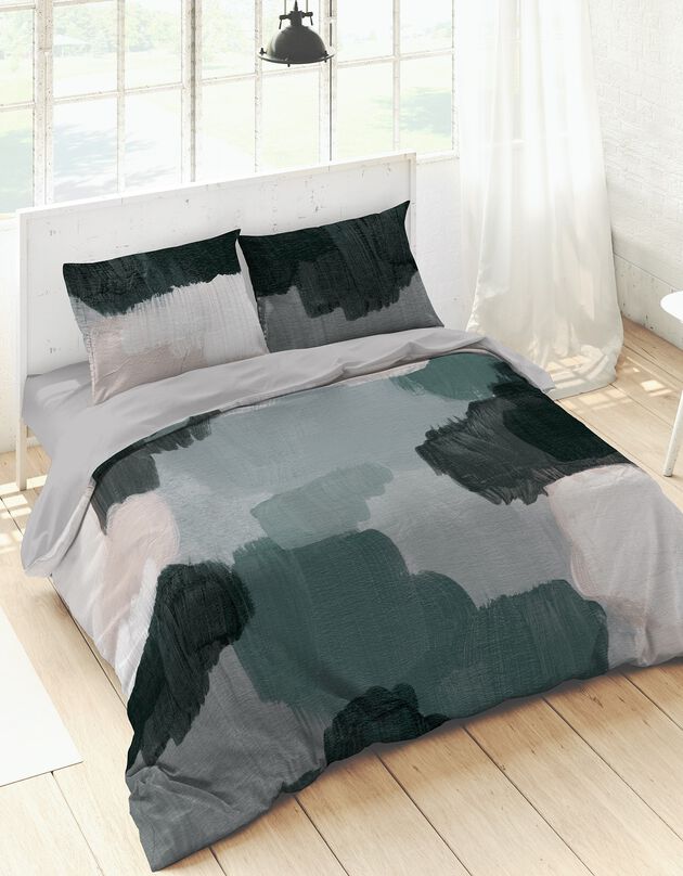 Linge de lit Nuance de gris - coton (gris) Linge de lit Nuance de gris - coton (gris)