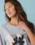 T-shirt manches courtes imprimé placé, Spécial Petites (gris)