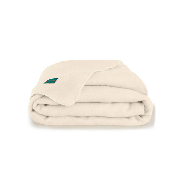 Couverture pure laine fabrication française 400 g/m² (naturel)