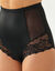 Culotte super maxi microfibre et dentelle - Lot de 2 (noir)