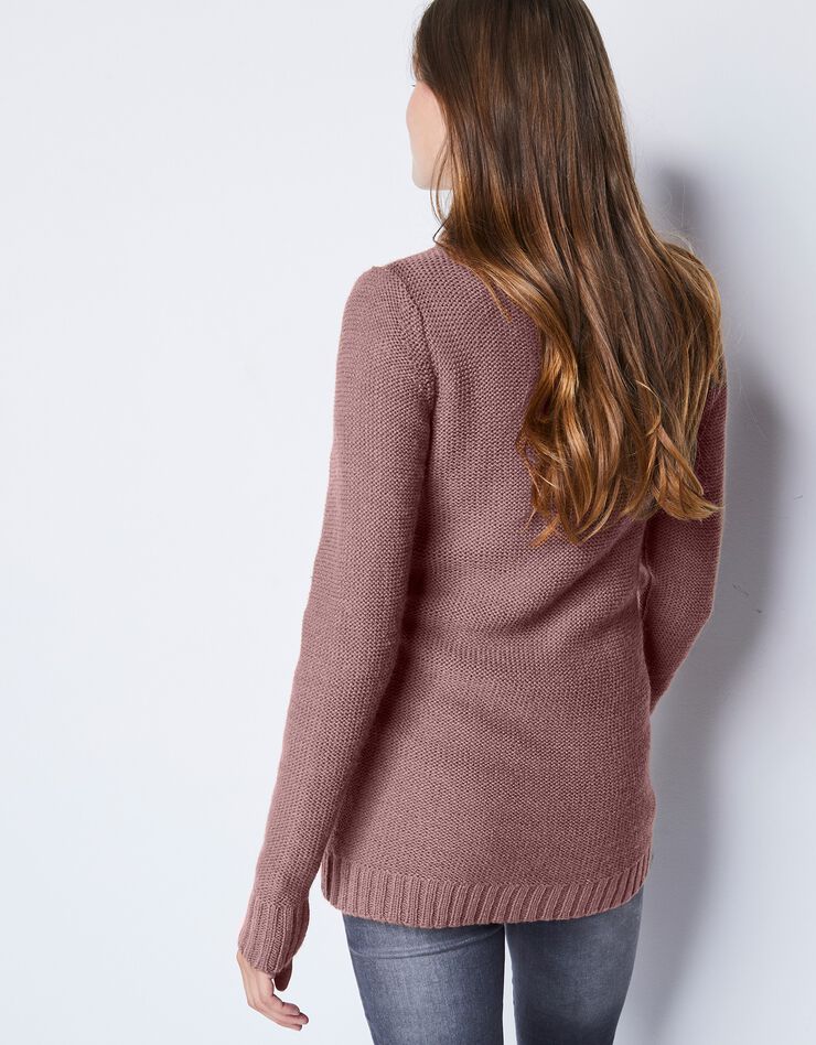 Gilet zippé 30% laine (taupe) Gilet zippé 30% laine (taupe)
