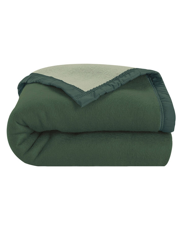 Couverture bicolore Courtelle® 420 g/m² (eucalyptus)