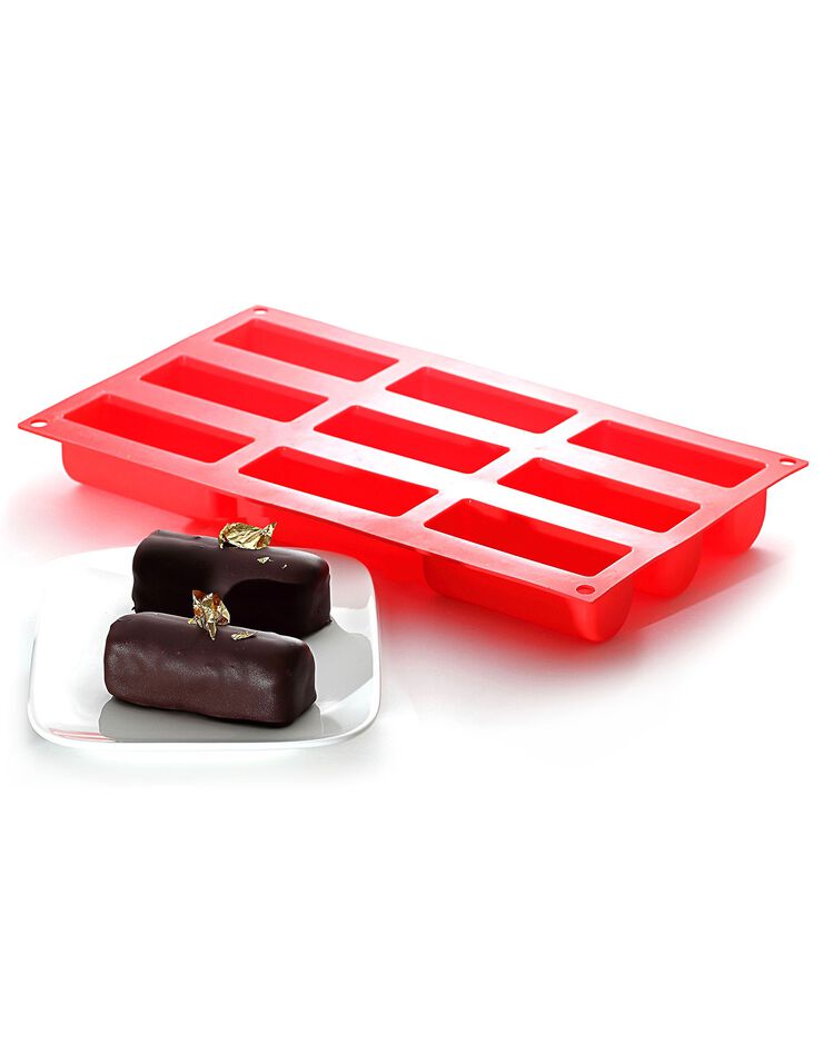 Moule à gâteau, mini bûches (rouge) Moule à gâteau, mini bûches (rouge)