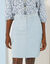 Jupe cargo, twill stretch (bleu ciel)
