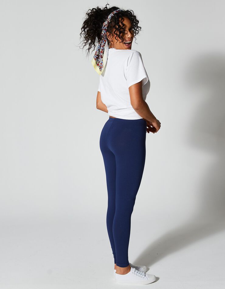 Legging taille élastiquée (marine) Legging taille élastiquée (marine)