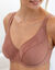 Soutien-gorge "Daily Softness" dentelle et microfibre, avec armatures (noisette)