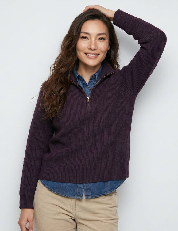 Pull col camionneur. (prune)